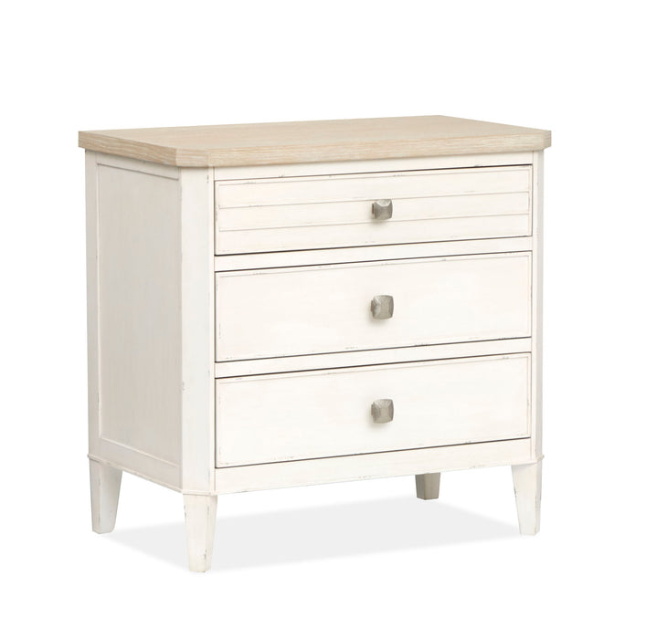 Echo Isles - Drawer Nightstand - Sea Pearl And Driftwood Magnussen Furniture
