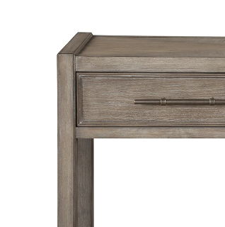 Bridgevine Home Cypress Lane 54" Sofa Table, No Assembly Required, White Oak Finish