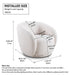 Swivel Accent Upholstered Barrel Chair Home Essentials