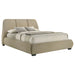 Modern Upholstered Platform Bed With Tufted Headboard Furniture Max
