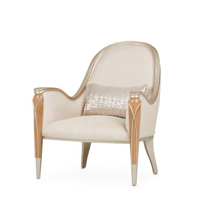 Villa Cherie - Accent Chair - Pearl/Caramel