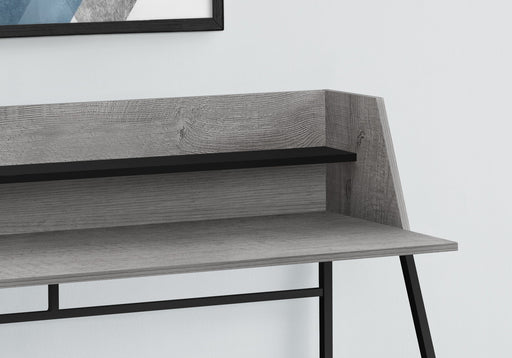 Computer Desk For Home Office, Laptop, Storage Shelves - Gray 8th Street