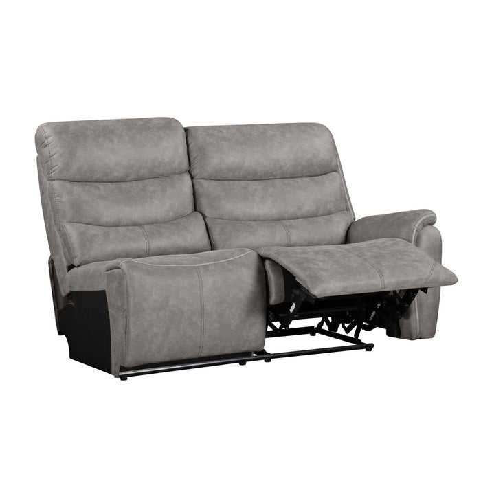 Kamari - RAF Loveseat With One Recliner - Gray