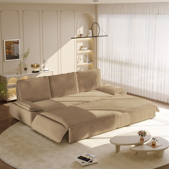 King Size Pull Out Sofa Bed, 3 In 1 Convertible Multifunctional Home Essentials