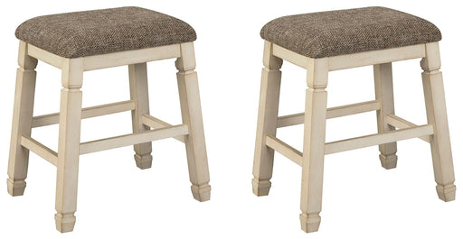 Bolanburg - Upholstered Stool (Set of 2) - Beige Signature Design by Ashley®