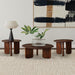 Columbo - 3 Piece Coffee And End Table Set With Round Tops - Brown Furniture Max