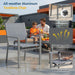 Outdoor Patio Chairs, Ergonomic (Set of 6) - Gray Home Essentials