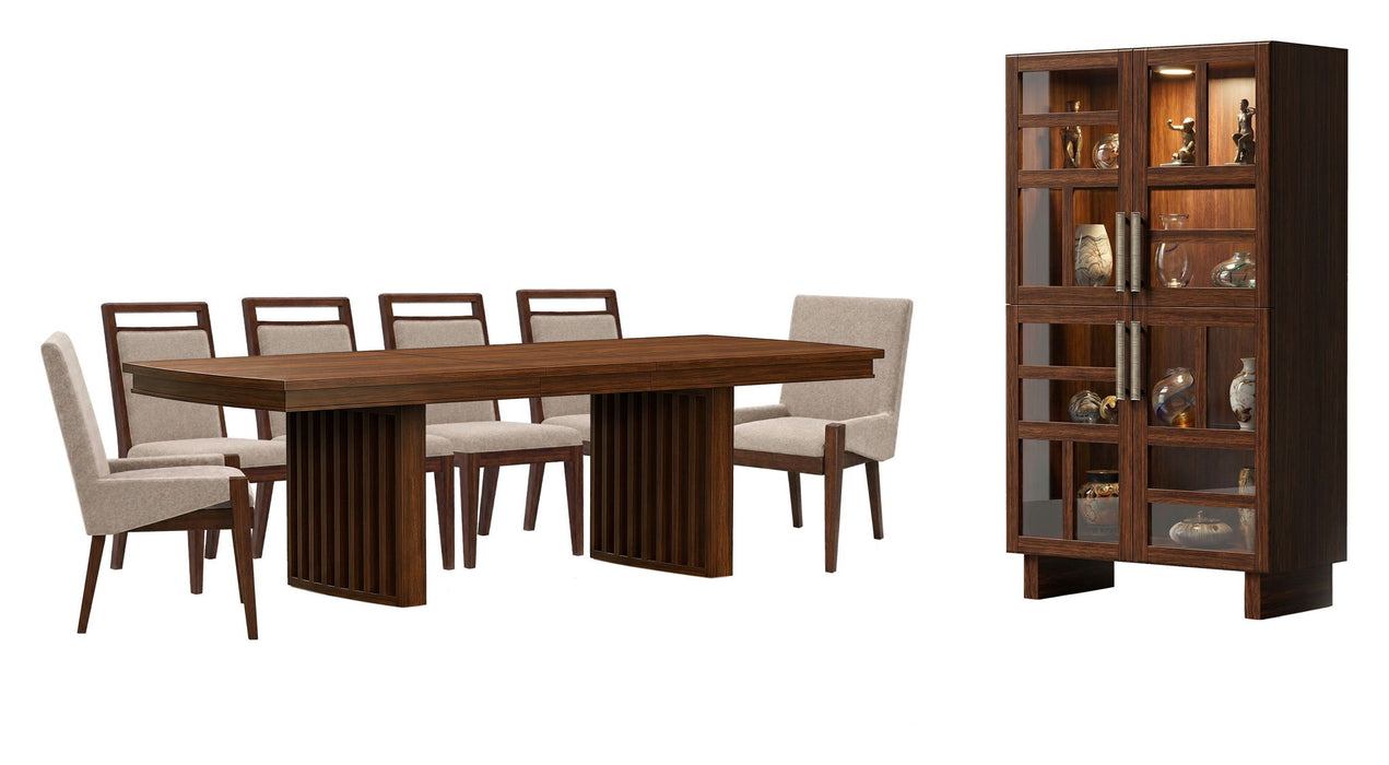 Reena - Extendable Trestle Dining Table Set Magnussen Furniture