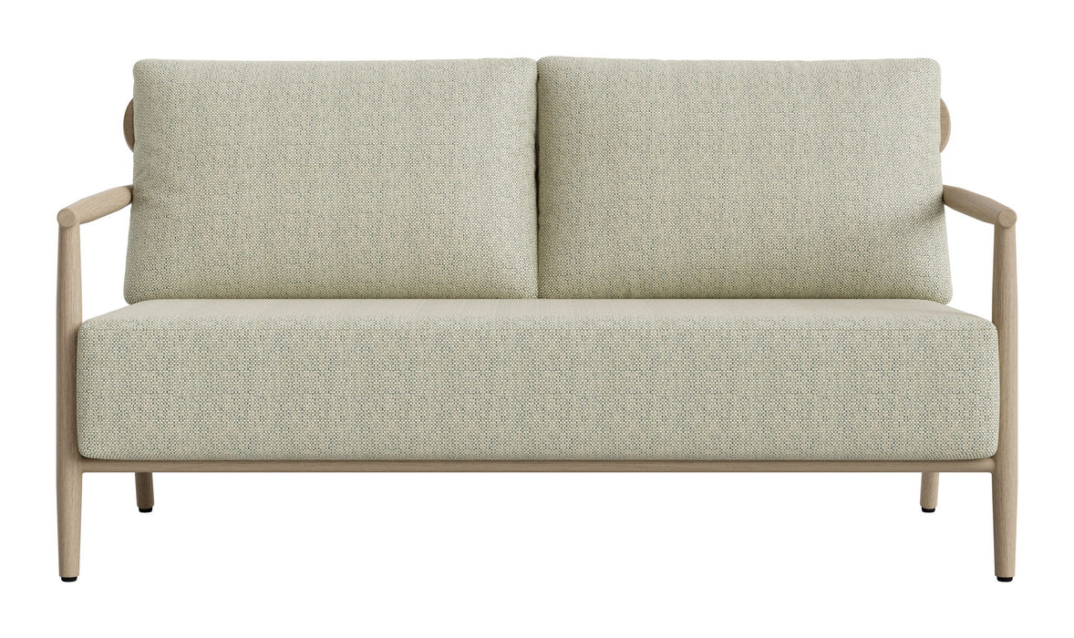 Sora - Loveseat - Green / Brown Zuo Modern