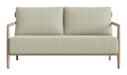 Sora - Loveseat - Green / Brown Zuo Modern