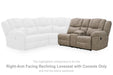 Pearce-Pike - RAF Reclining Loveseat With Console - Birch Signature Design by Ashley®