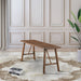 Molly - Bench - Walnut Brown Ashcroft Furniture