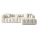 Alana - Modular Sectional Sofa - Ivory Ashcroft Furniture