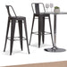 Rayne - Curved Back Metal Stool (Set of 2) Simpli-Home
