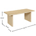 Rectangular Indoor Dining Table - Natural Noble House