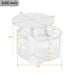 Round Lift Top Coffee Table With Hidden Storage Hearth and Haven