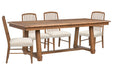 Woodward - Trestle Extendable Dining Table Set Magnussen Furniture