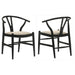 Camerota - Dining Side Chair (Set of 2) - Black Furniture Max