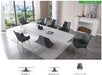 9437 - Dining Table - White / Black Extravaganza Collection