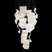 Michael Amini Lighting - Sheer Waves 18-Light Modern LED Chandelier - Chrome Michael Amini