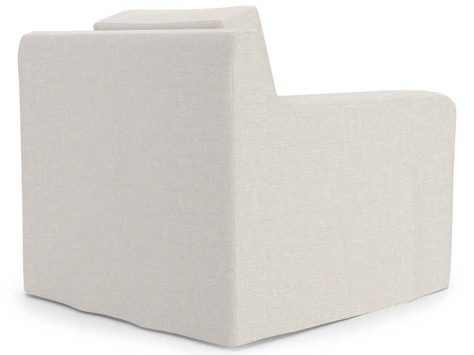 Ryman - Slipcover Swivel Chair, Special Order - White Universal Furniture