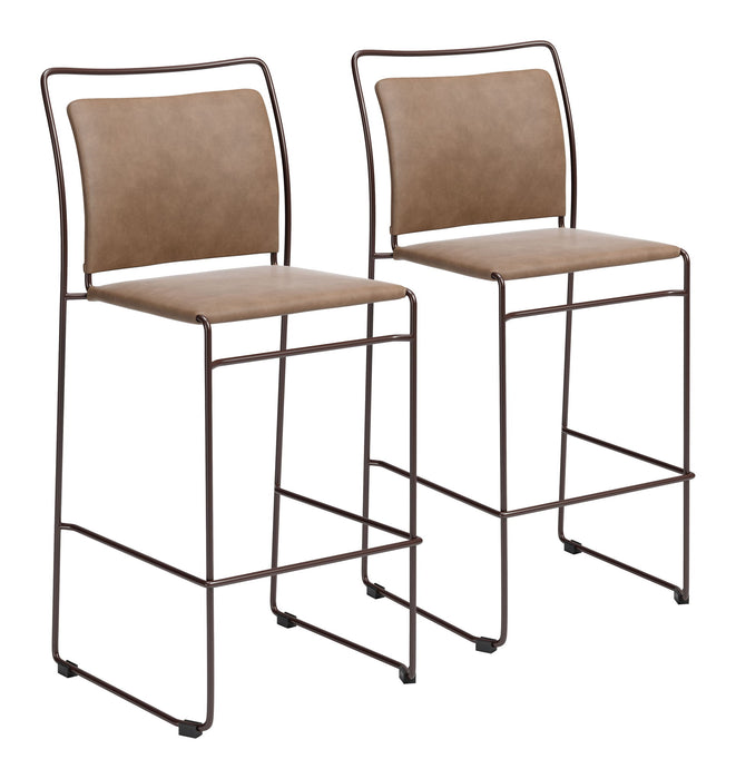 Verbena - Barstool (Set of 2) Zuo Modern
