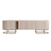 Lisbon - Media Cabinet - Silky Cream / Bronze Michael Amini
