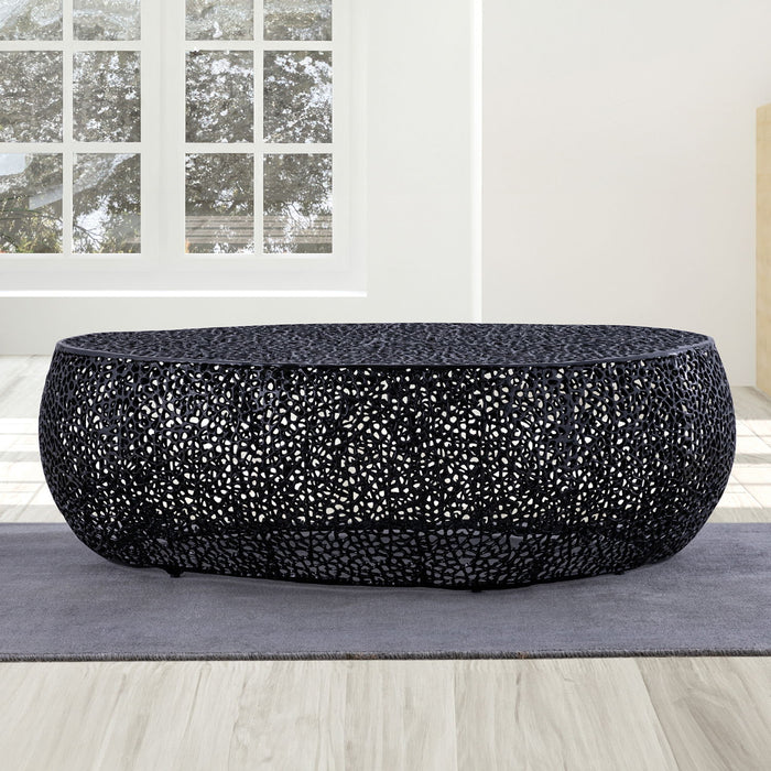 T3601 - Modern Oval Coffee Table Matrix Furniture Group