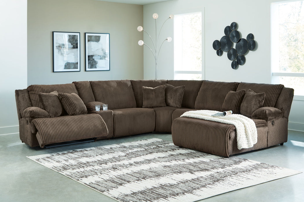 Top Tier - 6 Piece Reclining Sectional Signature Design by Ashley®