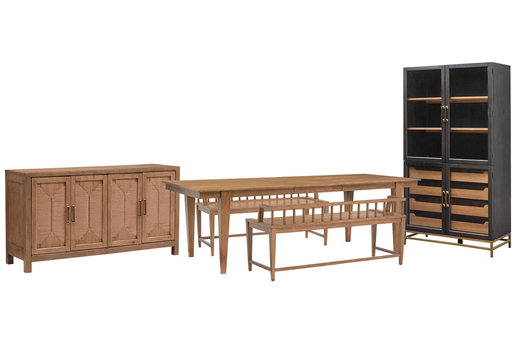 Lindon - Extendable Rectangular Dining Table Set Magnussen Furniture