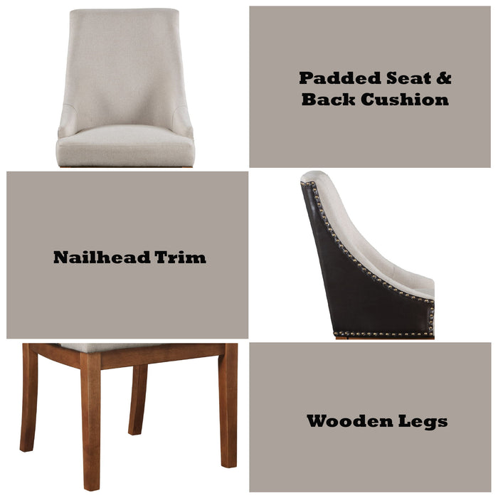 Gilsea - Side Chair (Set of 2) - Brown Acme