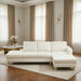 L - Shaped Sectional Sofa With Chaise & Ottoman Home Essentials
