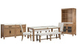 Plum Creek - 7 Piece Rectangular Dining Table Set Magnussen Furniture
