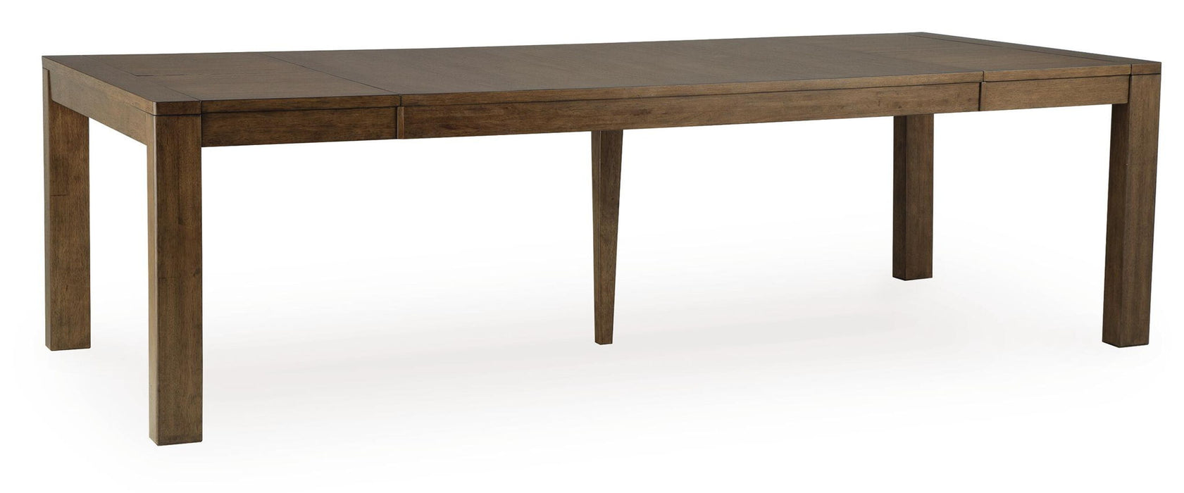 Marxmore - Rectangular Dining Room Butterfly Extension Table - Brown Benchcraft®
