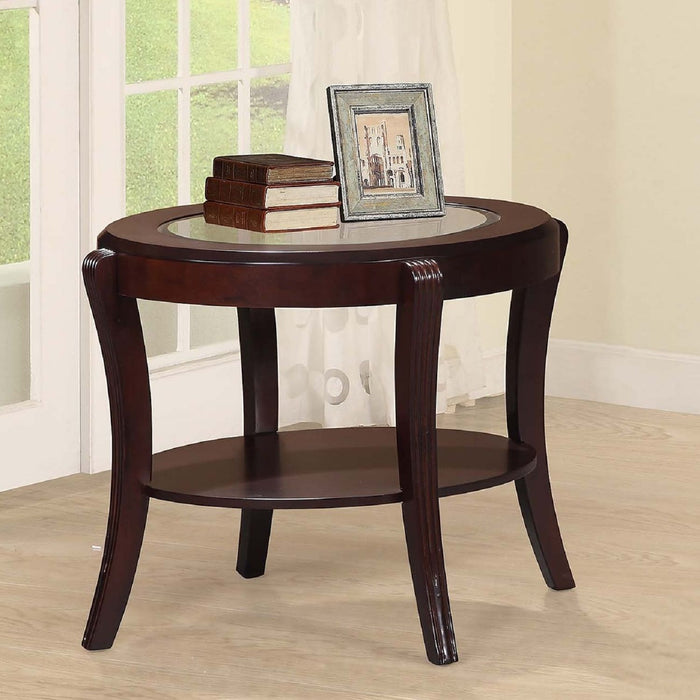 Table With Tempered Glass Shelf Home Essentials