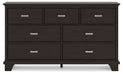 Covetown - Dresser - Dark Brown Signature Design by Ashley®