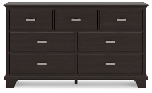 Covetown - Dresser - Dark Brown Signature Design by Ashley®