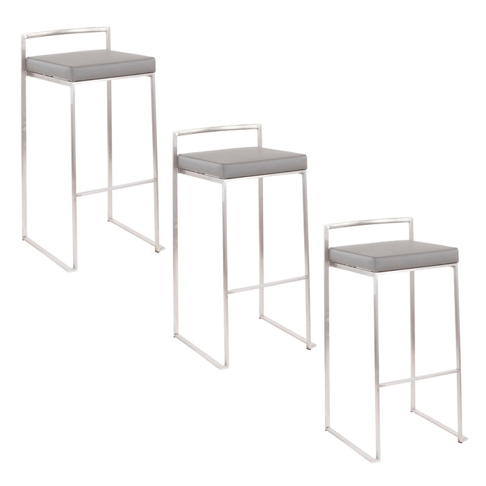 Fuji - Contemporary And Elegant Design Stackable Barstool Lumi Source
