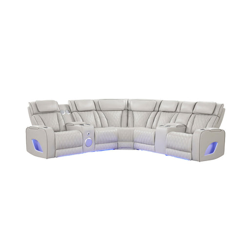 Fortuner - Power Recliner Sectional Sofa Matrix Furniture Group