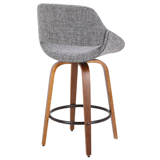 Fabrico - Mid Century Inviting Design Modern Counter Stool Lumi Source
