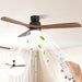 52" Ceiling Fan With Dimmable LED Light, 6 Speed DC Motor, 3 Blades Daily Nest