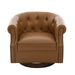 360° Swivel Accent Chair With Curved Back Noble House