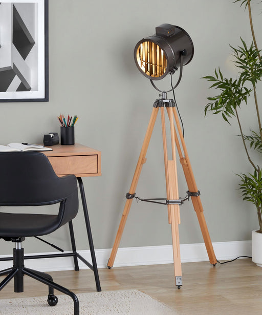 Ahoy - Industrial Floor Lamp - Natural / Antique Lumi Source