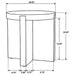 Alexander - Round Coffee Table Furniture Max