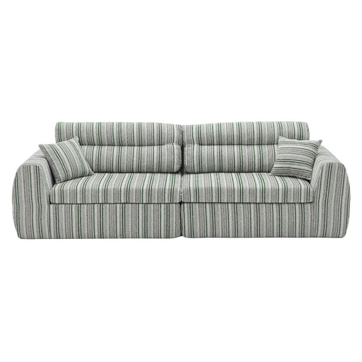 3 Seater, Couch With Throw Pillows For Living Room Home Essentials