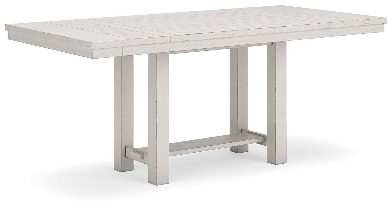 Robbinsdale - Rectangular Counter Height Dining Extension Table Set Signature Design by Ashley®
