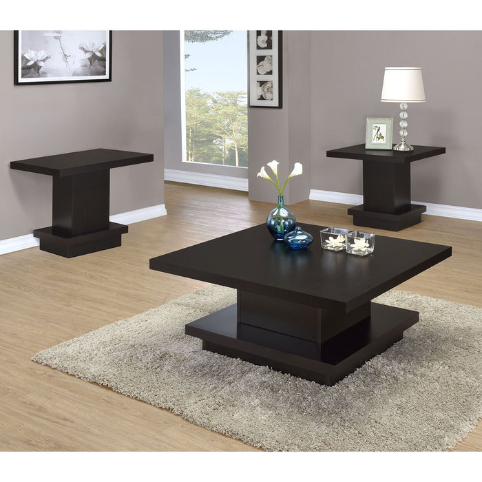 Square Coffee And End Table Set Furniture Max