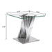 Table With Twisted Fan Shaped Legs Home Essentials