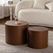 Modern Round Nesting Coffee Table (Set of 2) Home Essentials