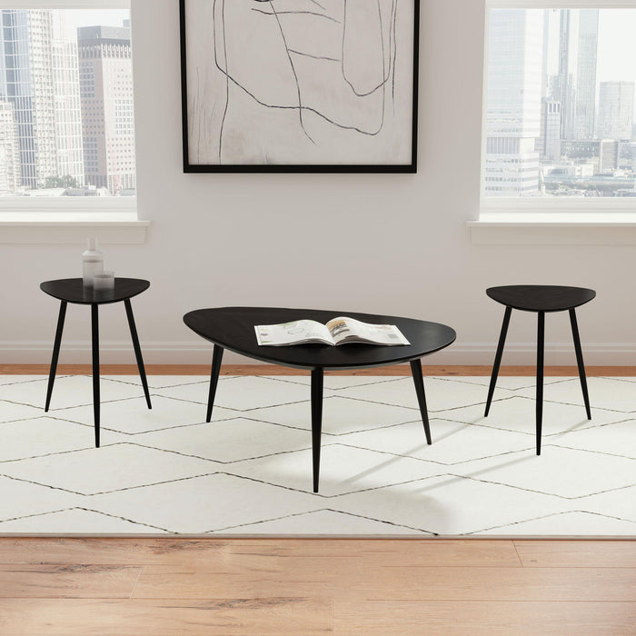Xander - Triangular Coffee And End Table Set Furniture Max